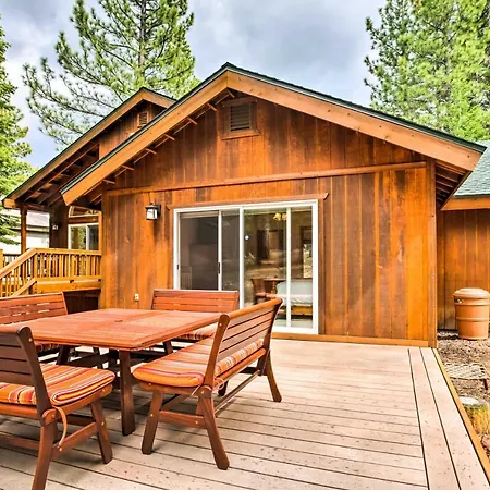 Tahoe Donner Cabin Deck, Trail Access, Ev Charger